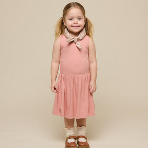 Ärmelloses Kleis aus Modalripp - Kids - Rose Tan | 101296 Lottie
