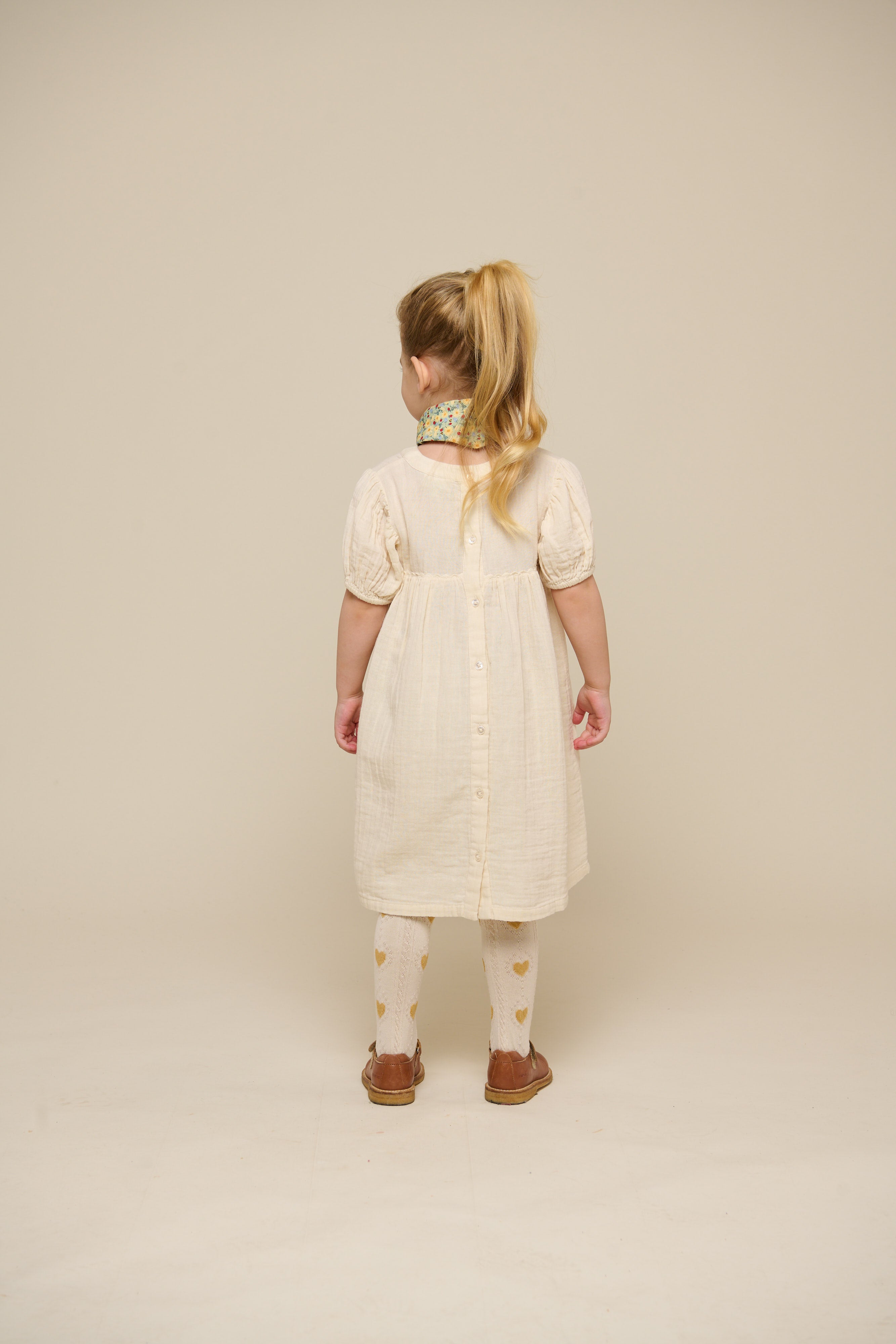 Gaze Kleid - Kids - Off White | 100914 Jasmine