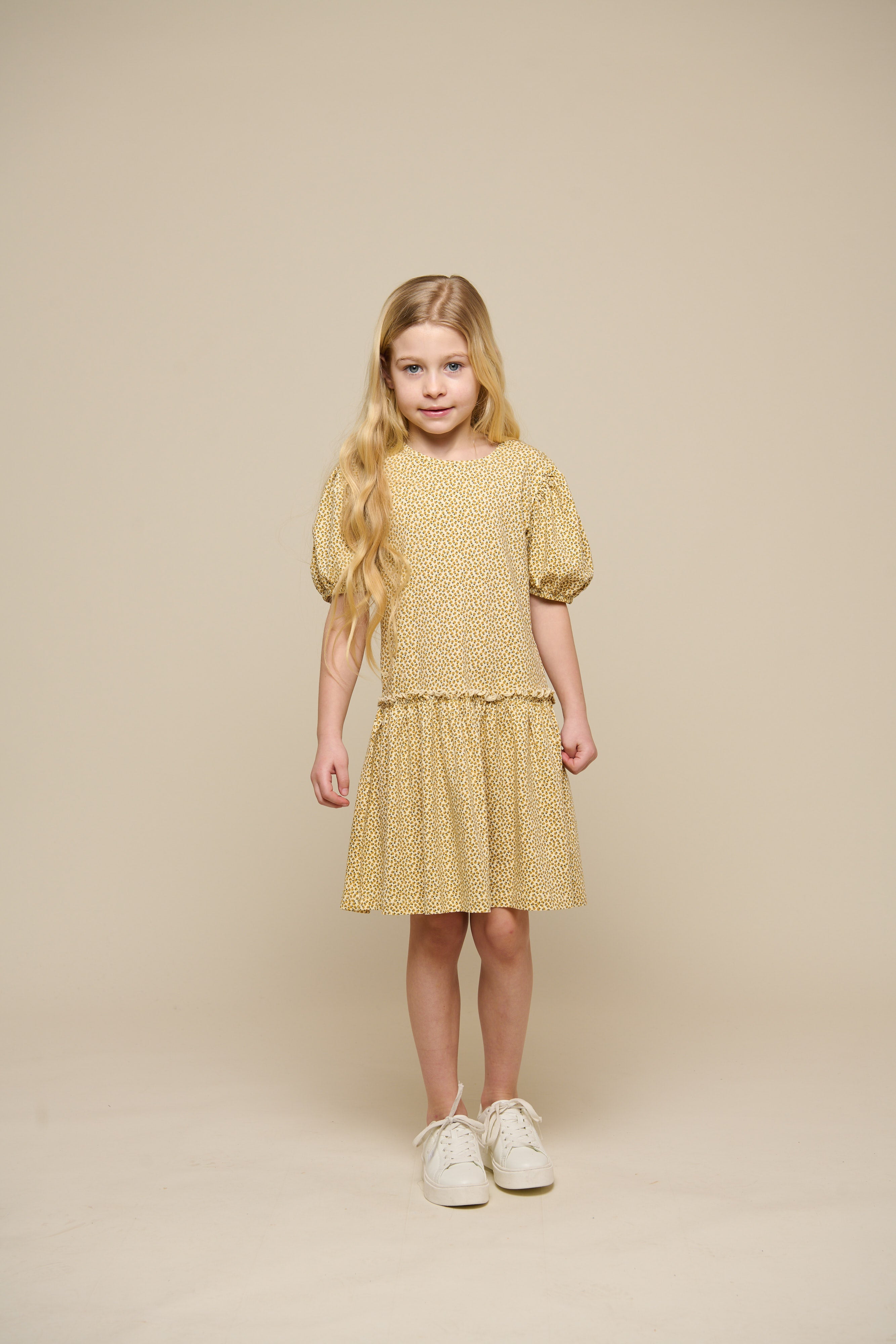 Jersey-Kleid - Tween - Yellow | 101224 Lea