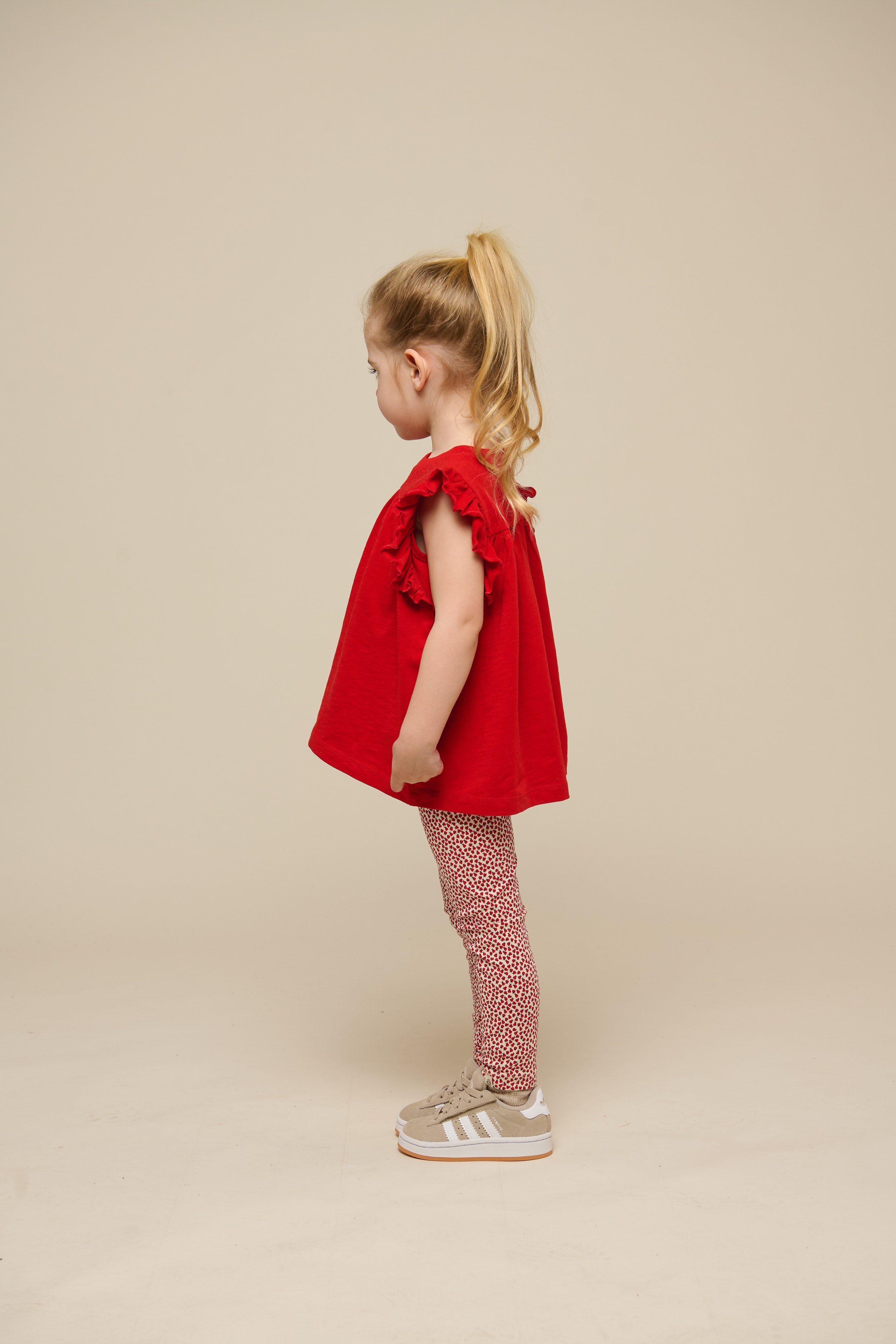 Jerseybluse - Kids - Cherry Red | 101328 Lucia