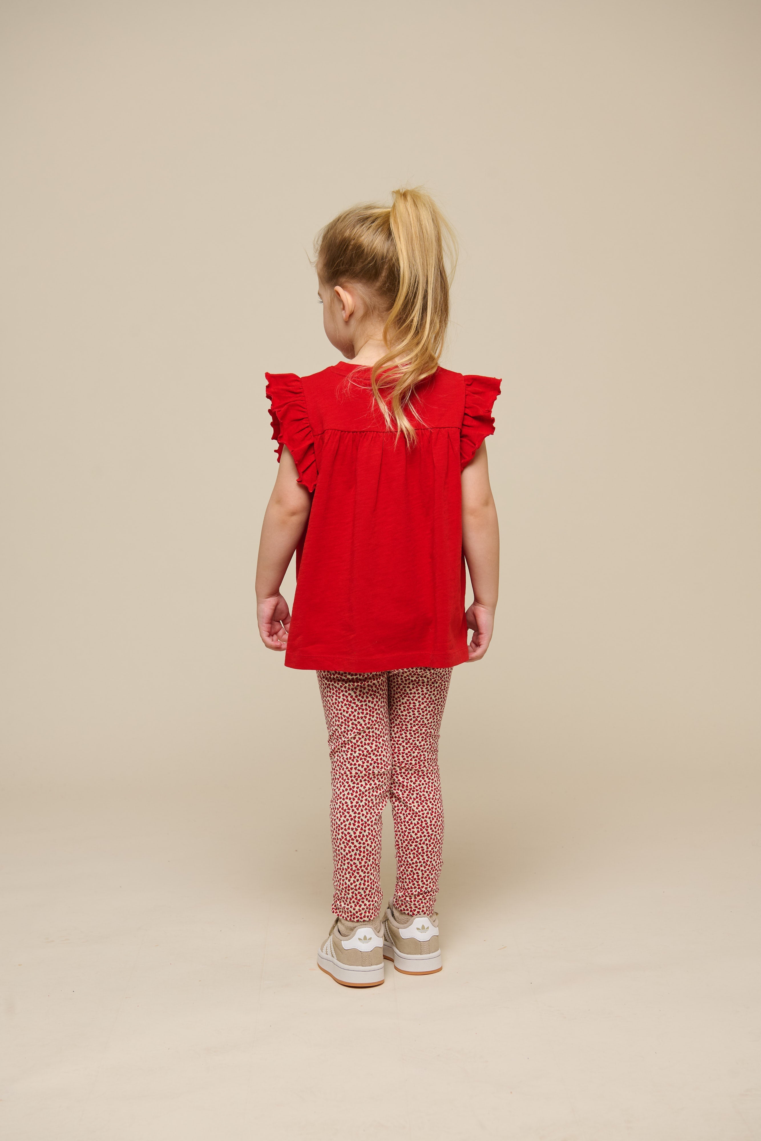 Jersey-Leggings - Kids - Cherry Red | 101229 Lea