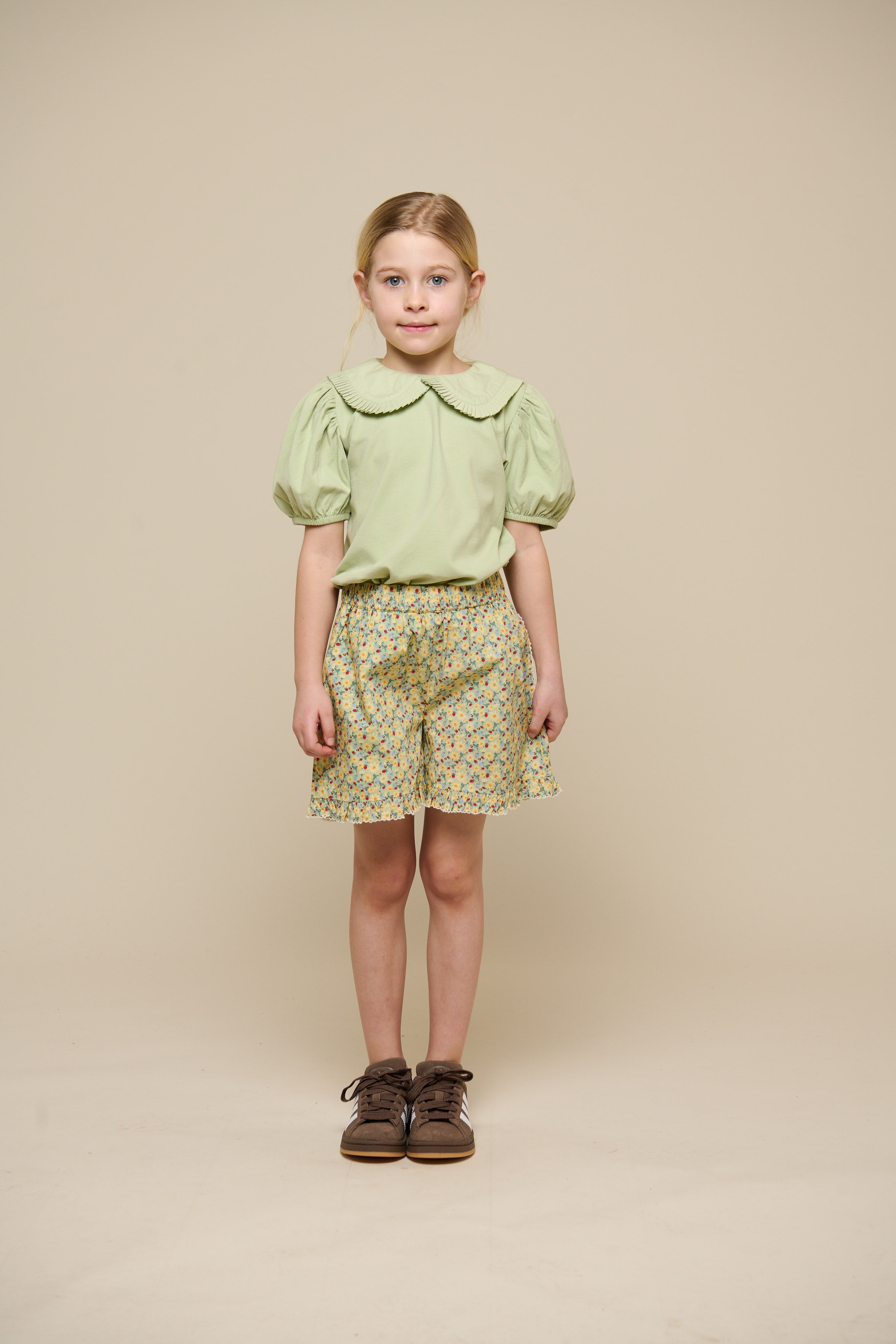 Jerseybluse mit Kragen - Tween - Powder Green | 101280 Nini