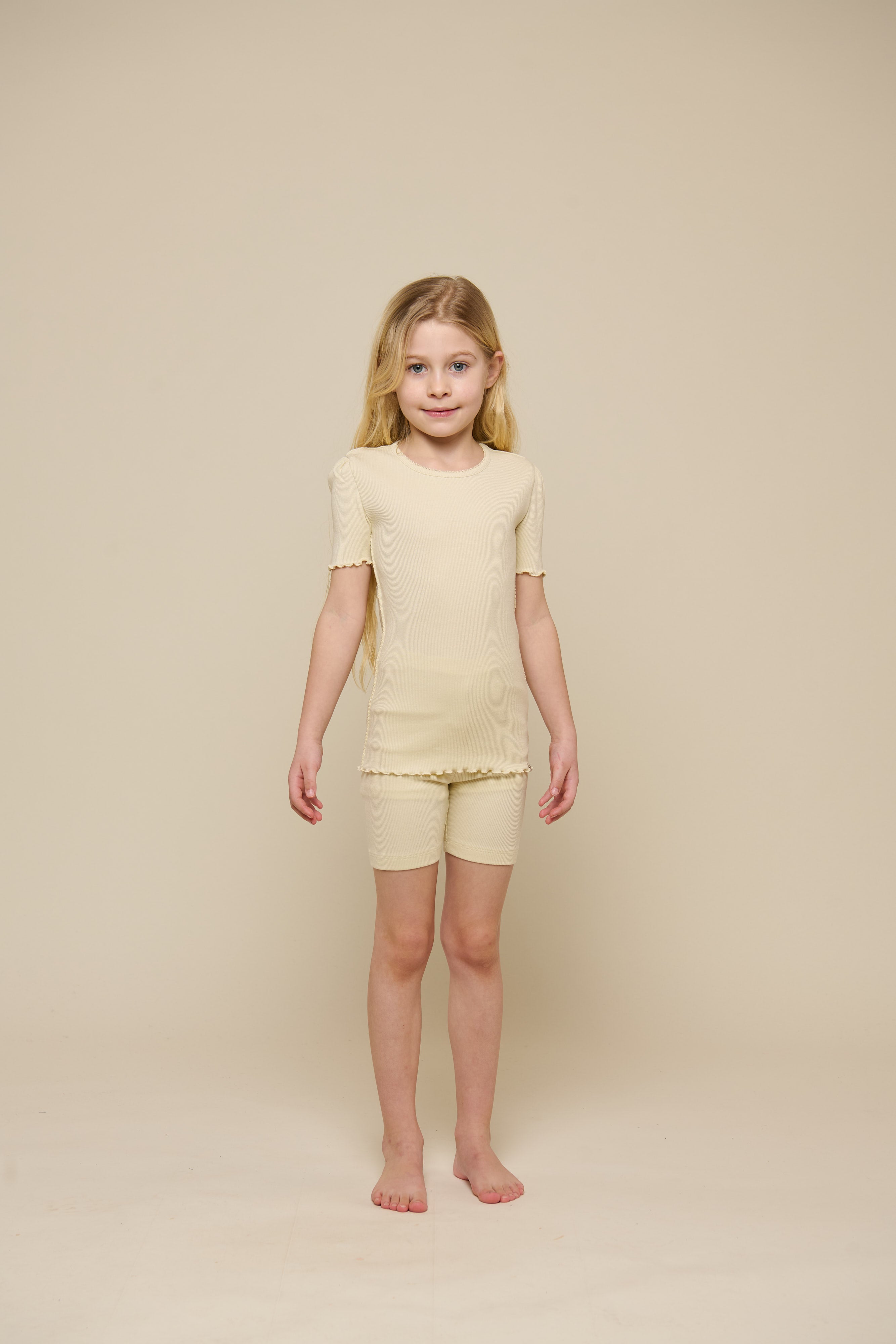 Kurze Shorts aus Modalripp - Tween - OffWhite | 101321 Lottie