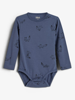 Jersey-Bodysuit - Little - Vintage Blue Fox