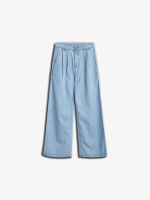 Weite weiche Jeanshose - Tween - Blue Denim | 100103 Lea