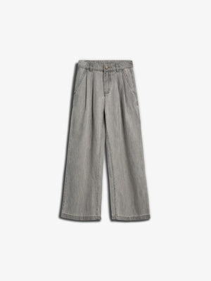 Weite weiche Jeanshose - Tween - Grey Denim | 100104 Lea