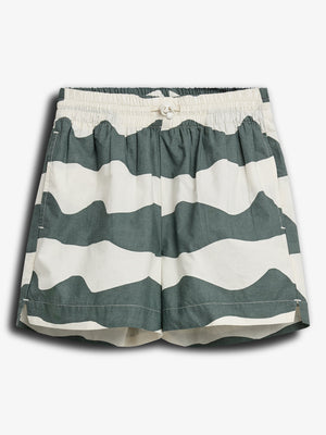 Popeline Wave Shorts - Tween - Petrol | 100402 Kean