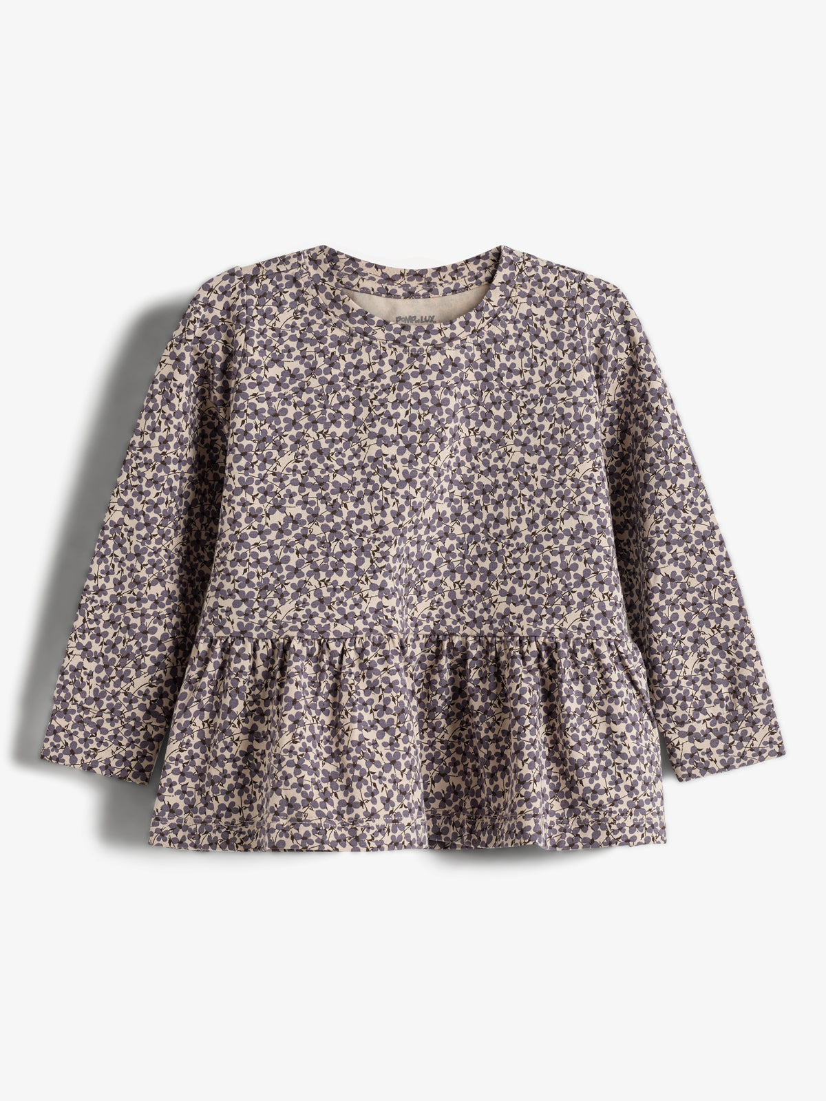 Schößchenbluse aus Jersey mit Ditsy-Print - Little - Dusty Purple