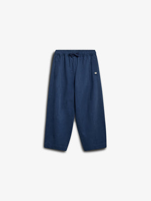 Barrel Leg Tencel Hose - Tween - Dusty Cobalt | 100134