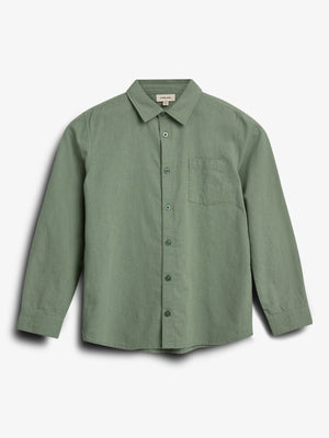 Leinenhemd - Tween - Green | 100172 Pelle
