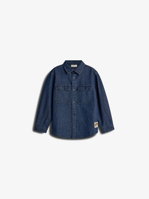 Jeanshemd - Kids - Dark Blue Denim | 100176 Delhi