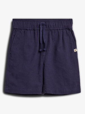 Baggy Leinen Shorts - Tween - Navy | 100413 Noah
