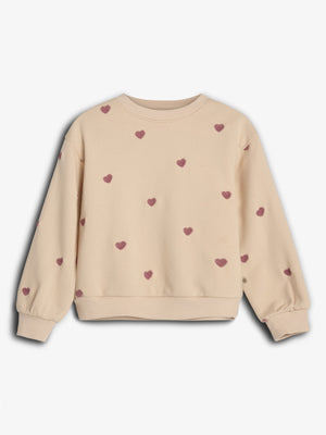 Sweatshirt mit Stickerei - Tween - Rose | 100415 Liva