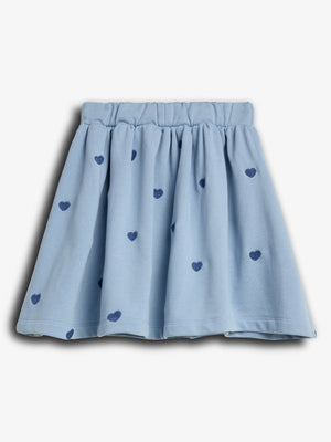 Rock mit Stickerei - Blue | 100195 Liva