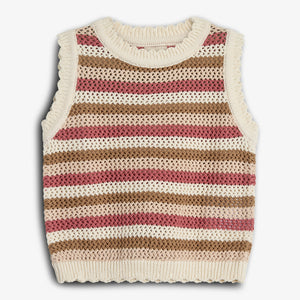 Gestreiftes Strick-Top - Tween - Rose | 100393 Mary