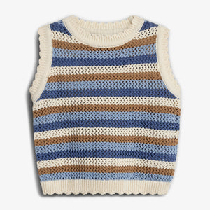 Gestreiftes Strick-Top - Tween - Blue | 100394 Mary