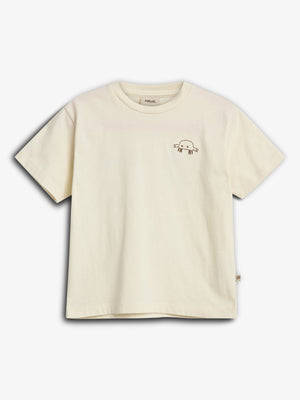 T-Shirt mit Pfirsich-Finish - Off White | 100294 Axel