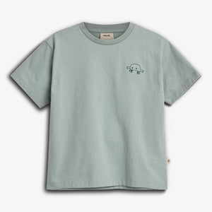 T-Shirt mit Pfirsich-Finish - Light Petrol | 100295 Axel