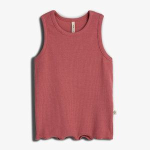 Modal-Ripp Ärmelloses Top - Tween - Blush | 100449 Fiona