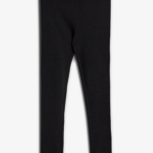 Modal-Ripp Leggings - Tween - Black | 100454 Fiona