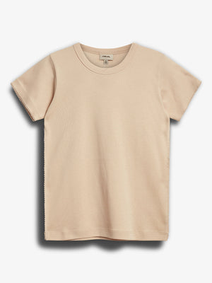 Tailliertes T-Shirt mit Picot-Stich - Tween - Light Rose | 100380 Tina