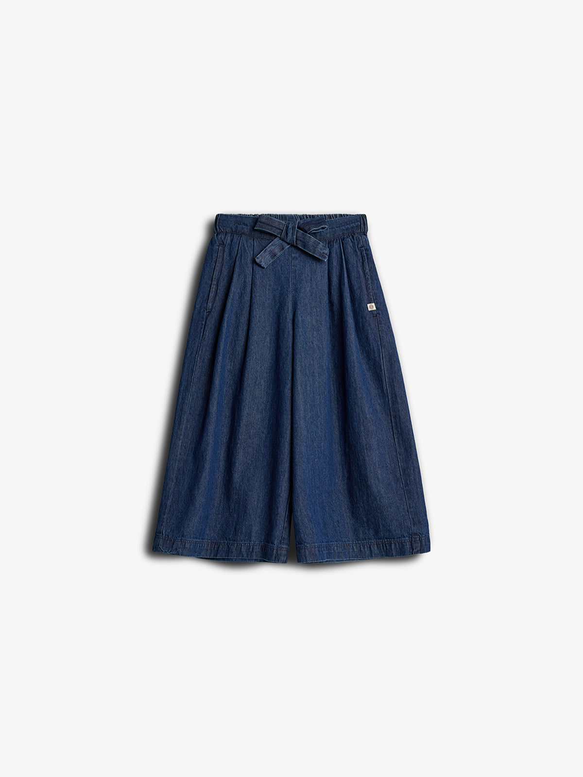 Weite, verkürzte Jeanshose - Tween - Dark Blue Denim | 100405 Debbie