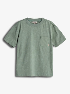 Slub Jersey T-Shirt mit Tasche - Tween - Green | 100408 Emil