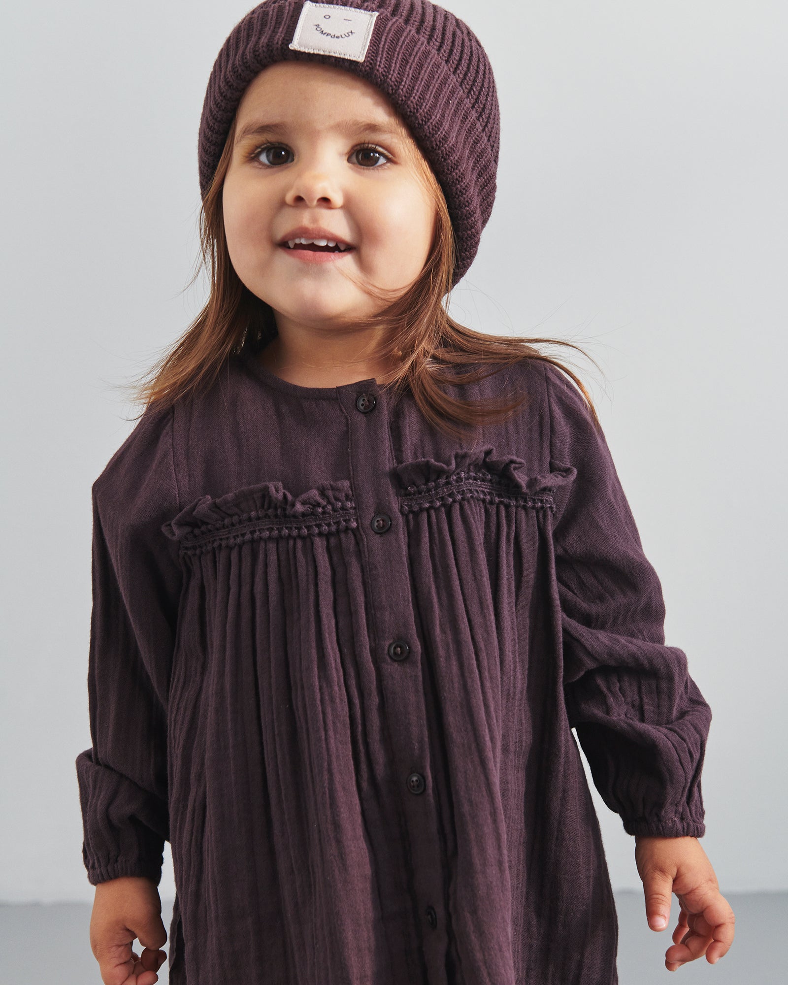 Boho-Tunika - Little - Dark Purple