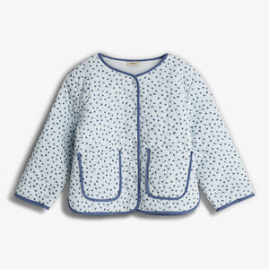 Steppjacke - Blue Flower | 100314 Maja