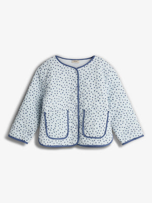 Steppjacke - Blue Flower | 100314 Maja