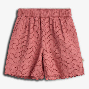 Schmetterlingsstickerei Shorts - Blush | 100311 Karla