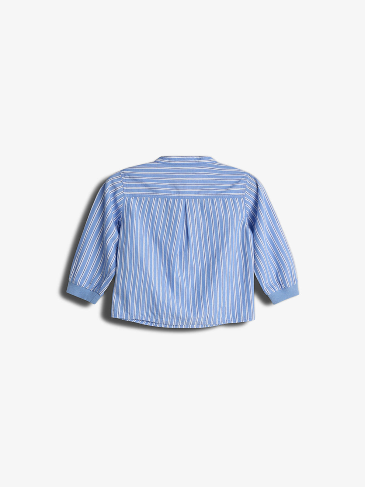 Gestreiftes Stehkragenhemd - Kids - Blue Stripe | 100488 Kai