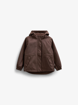 Shell Jacke mit Kordelzug - Kids - Chocolate | 100497 Lucy