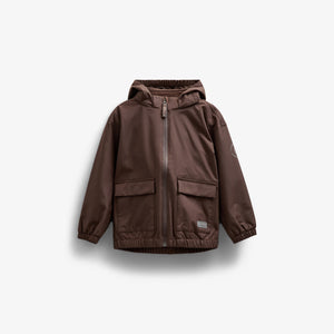 Shell Jacke mit Path-Tasche - Kids - Chocolate | 100499 Luke