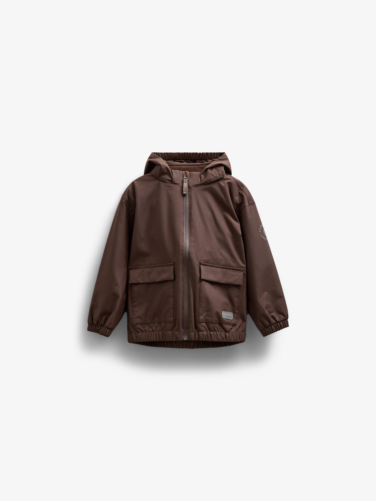 Shell Jacke mit Path-Tasche - Tween - Chocolate | 100500 Luke