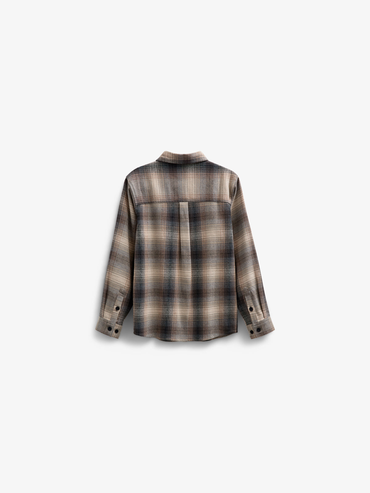 Kariertes Flanellhemd - Tween - Brown Navy Check | 100527 Henry