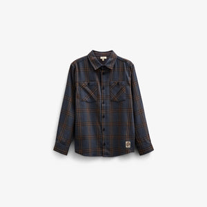 Kariertes Flanellhemd - Tween - Navy Check | 100528 Henry