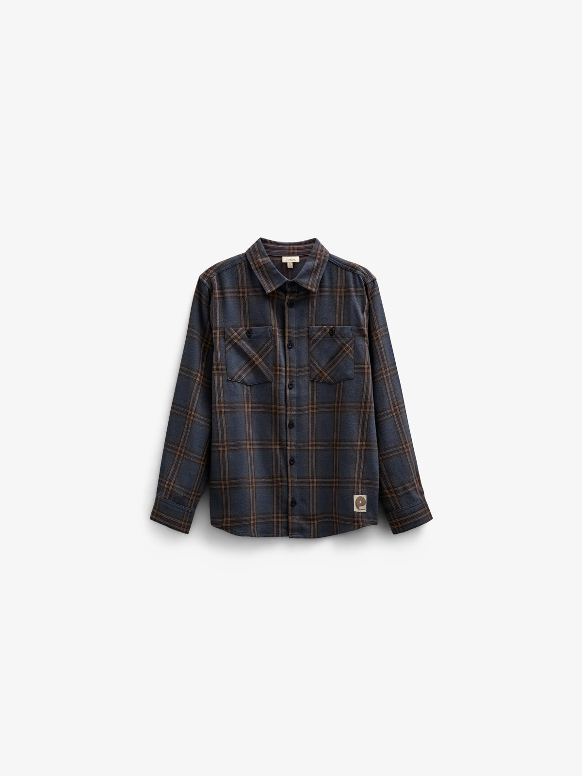 Kariertes Flanellhemd - Tween - Navy Check | 100528 Henry