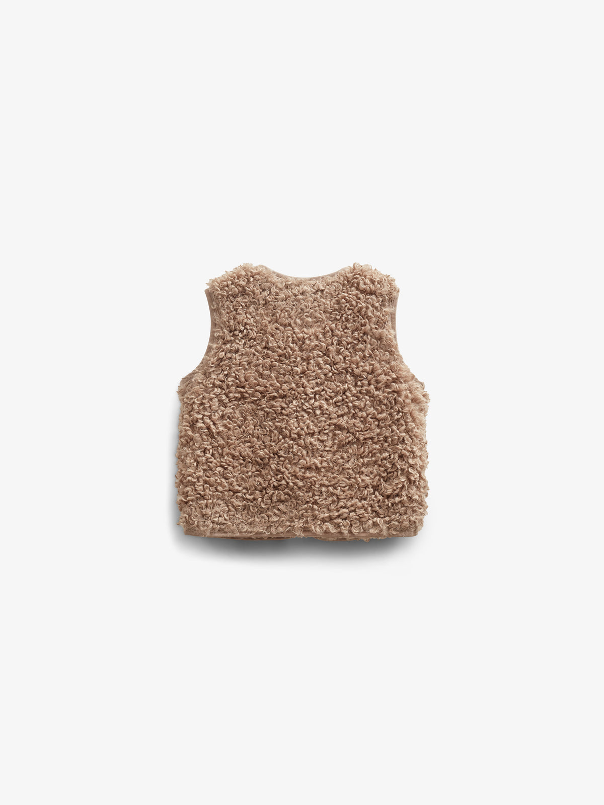 Kunstpelz-Weste - Kids - Caffe Latte | 100550 Ellie