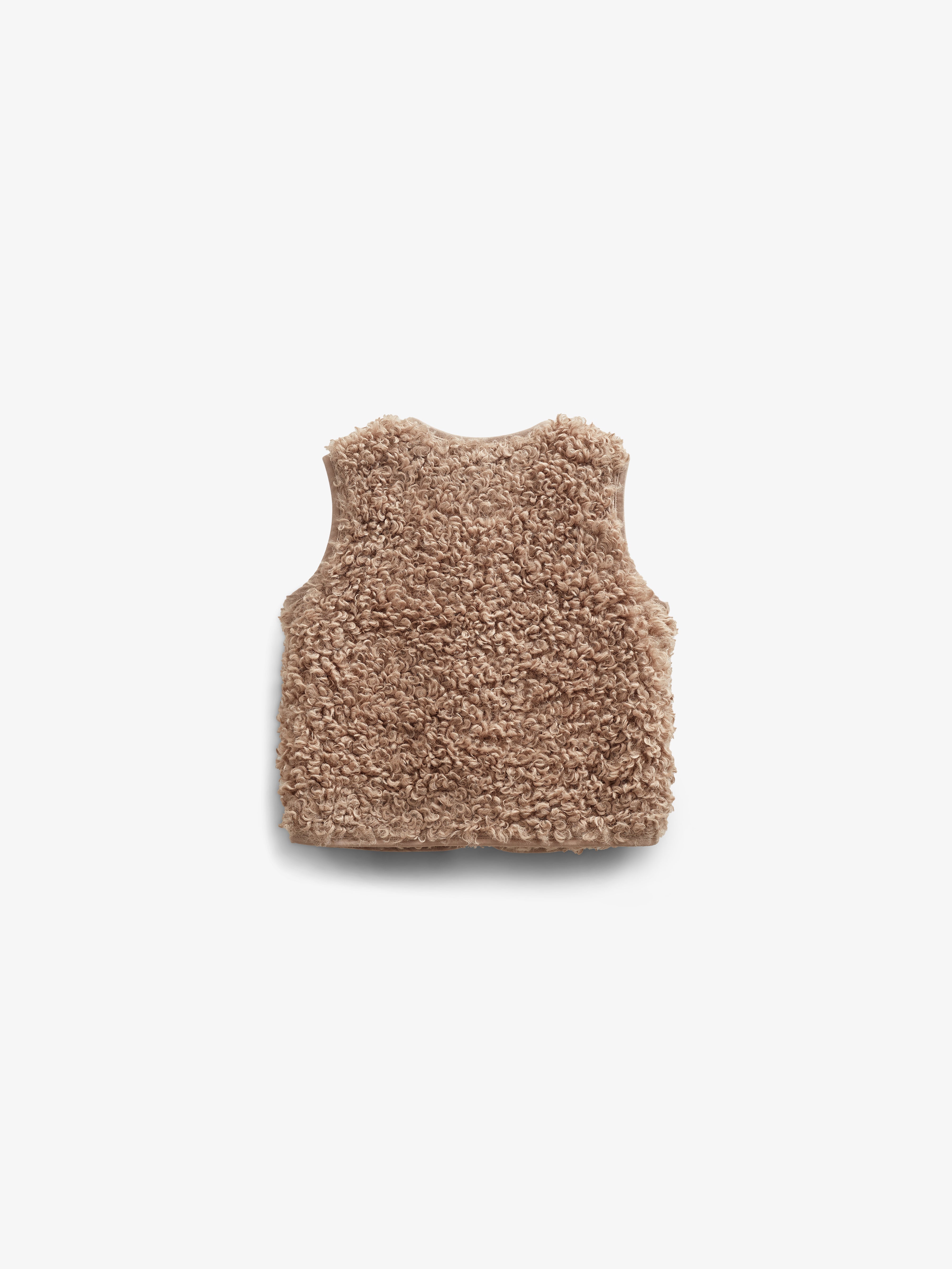 Teddy-Weste - Kids - Caffe Latte | 100550 Ellie