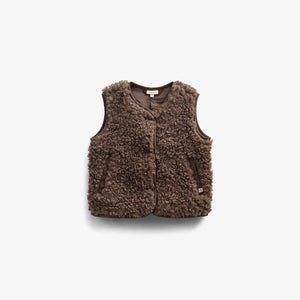 Teddy-Weste - Kids - Chocolate | 100552 Ellie