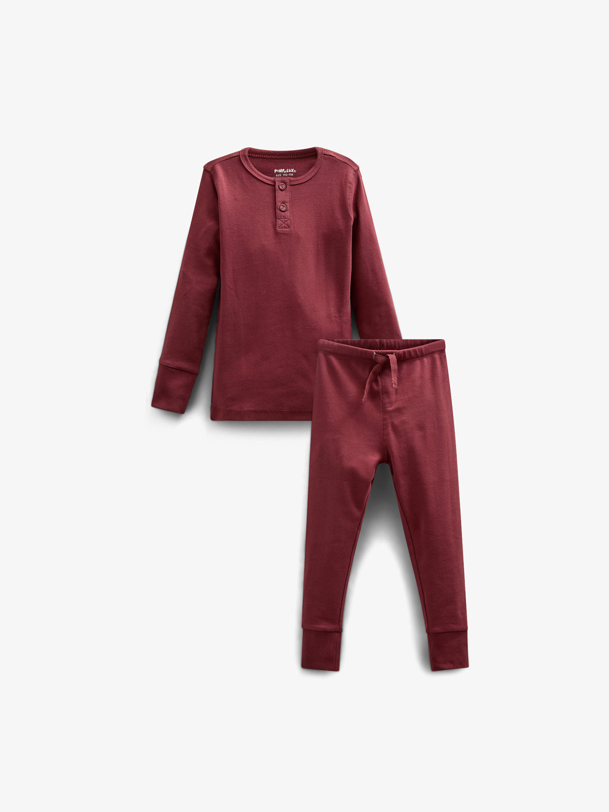 Jersey-Pyjama - Tween - Burgundy | 100555 Bangkok