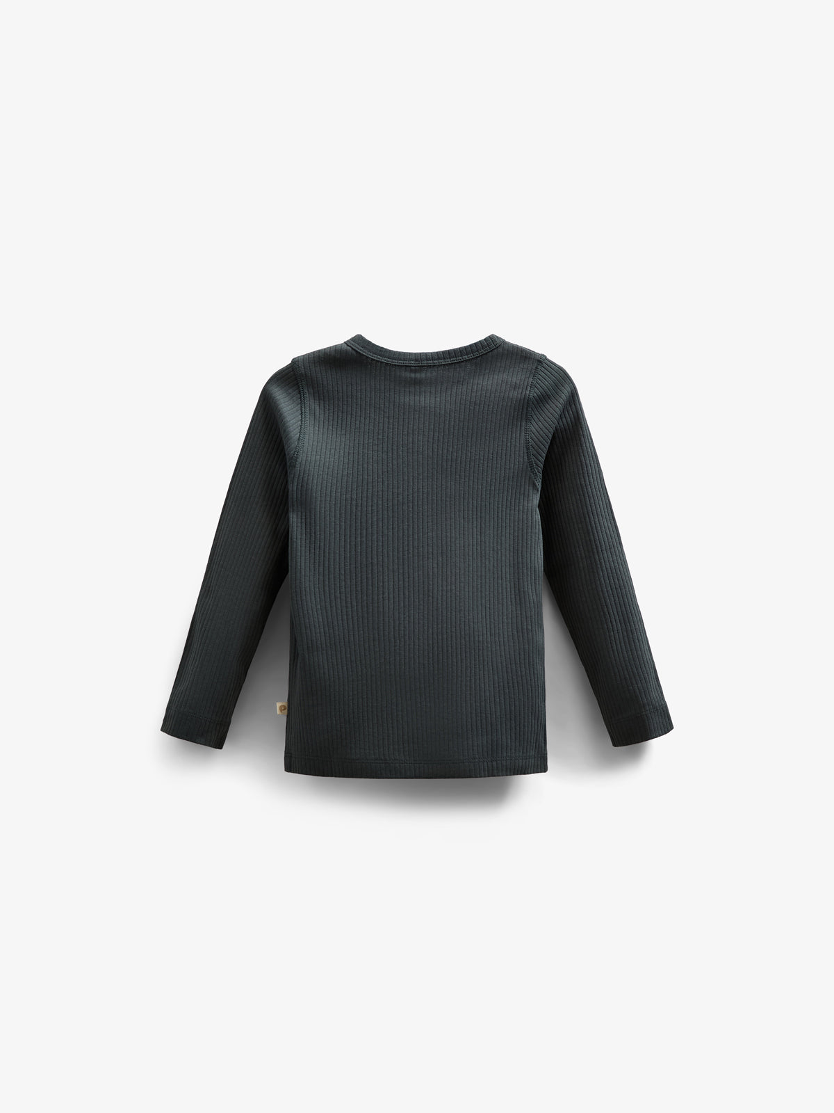 Langärmeliges T-Shirt aus Baumwollripp - Tween - Forest Green | 100567 Manson