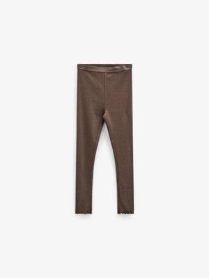 Leggings aus Modalripp - Tween - Chocolate | 100585 Mia