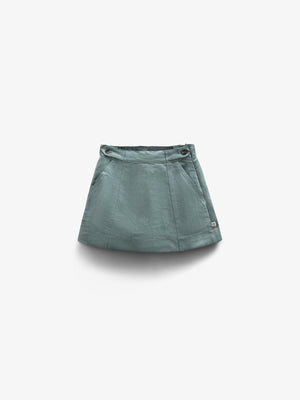 Wildlederimitat-Rock - Tween - Dark Green | 100595 Selene