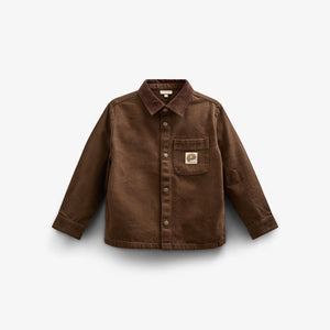 Twill-Über Hemd - Kids - Chocolate | 100610 Carter