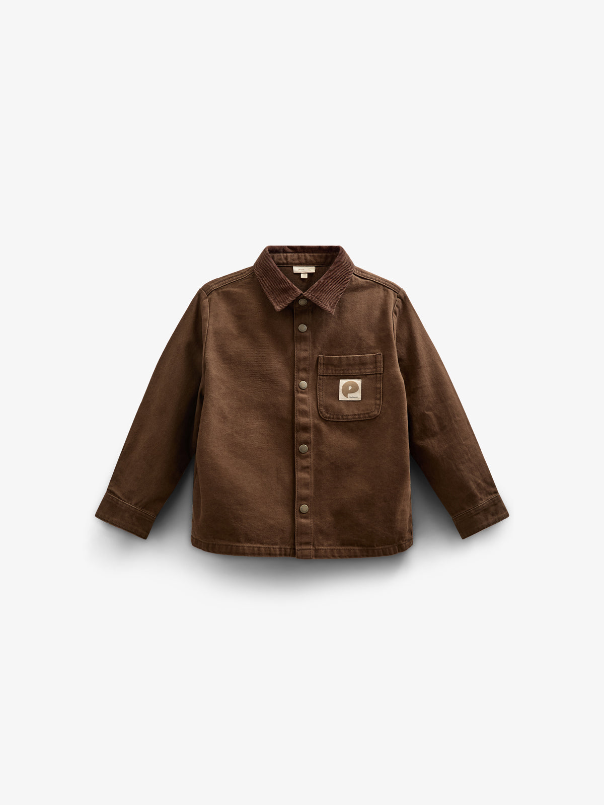 Twill-Über Hemd - Tween - Chocolate | 100611 Carter