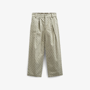 Twill-Hose mit Punkten - Kids - Dusty Green | 100616 Iris