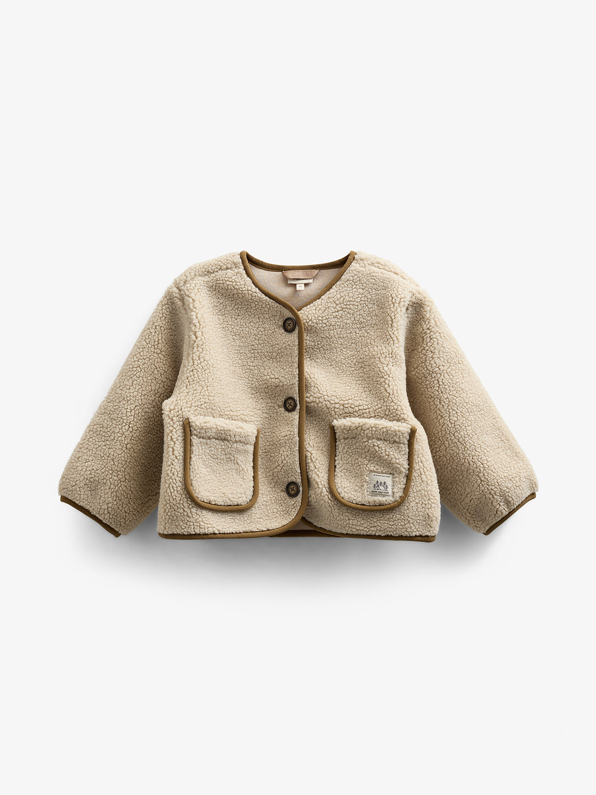 Teddyjacke mit Knöpfen - Kids - Nature | 100626 Mayfield