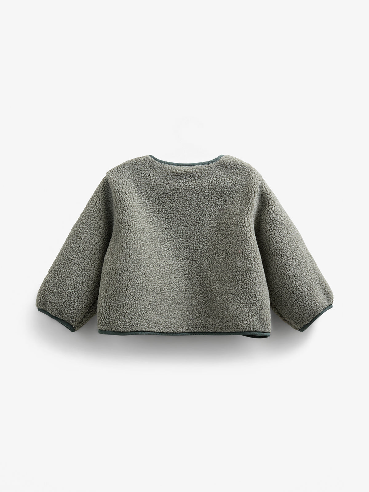Teddyjacke mit Knöpfen - Kids - Dusty Green | 100627 Mayfield